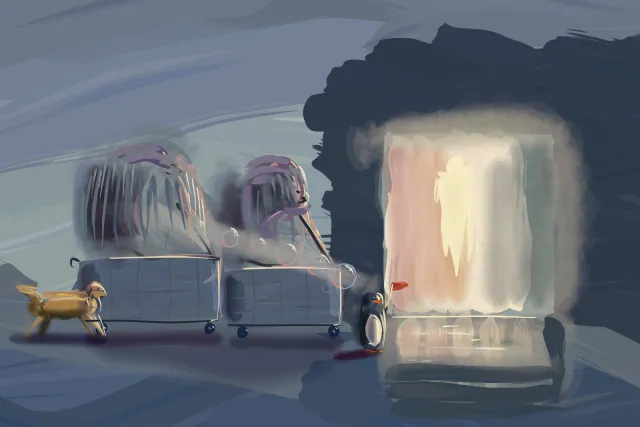 Rinse Cycle, Midnight, a painting by Captain Underpaint